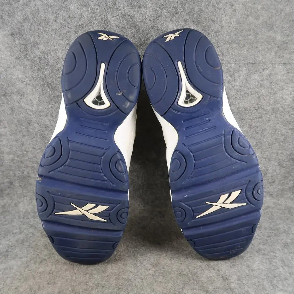 Reebok Shoes Mens 13 Basketball Sneaker Vintage Retro Trainers DMX White Blue
